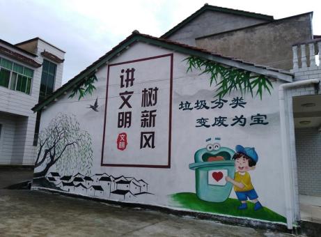 获嘉墙绘是现在流行的墙体广告
