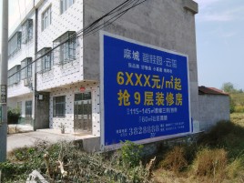 获嘉墙体广告质量分析