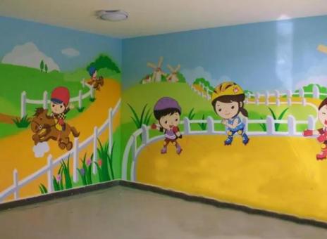 获嘉幼儿园墙体彩绘制作流程及注意事项