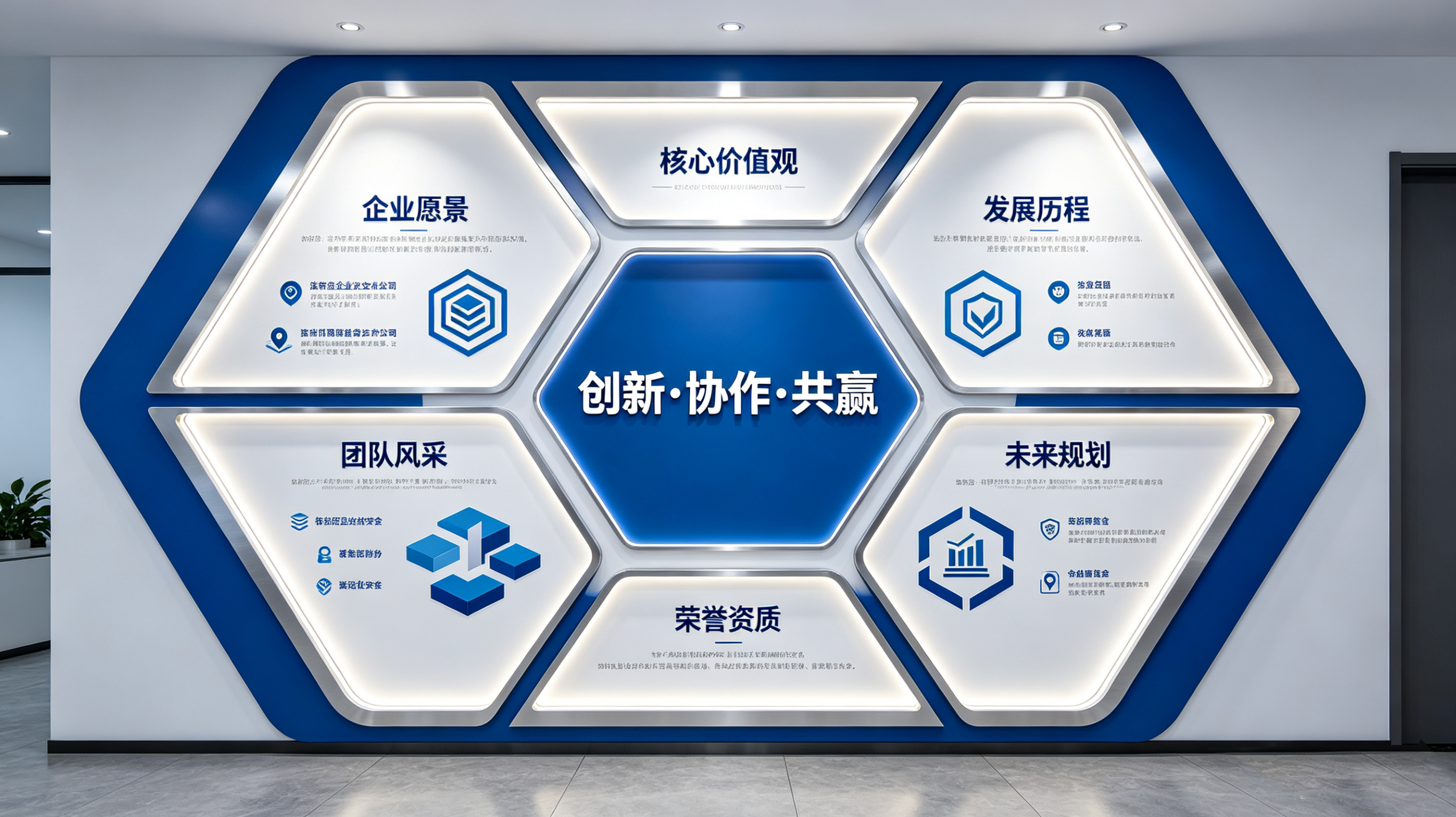 获嘉企业文化墙六边形避坑指南（新手常犯5个错误）